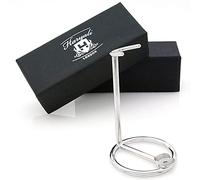 Haryali London Support de rasoir en acier inoxydable chromé pour tous les types de rasoirs