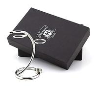 Haryali London Support de rasoir - Support de rasage durable - Support 2 en 1 pour brosse et rasoir - Design incurvé - Non rustique - Finition chromée - Support pour blaireau de rasage - Support pour