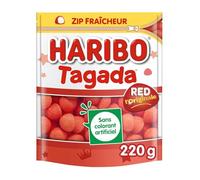 HARYBO - Bonbons Tagada Fruités et Tendres, Plaisir Gourmand à Partager (Paquet 220g) - Lot de 4 - vendu par Lot