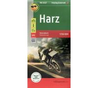 Harz, Motorradkarte 1:150.000, Freytag & Berndt