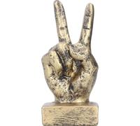 Harzfinger Geste Skulptur kreative Statue Home Office Desktop Bücherregal Ornament Deconze