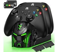 HASACOOL Lot de 2 batteries pour manette Xbox - Grande capacité - 5520 mWh - Batterie rechargeable - Aspect cool - Pour Xbox Series X/S/Xbox One/Xbox One S/X/Elite