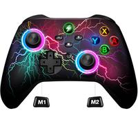 HASACOOL Manette Switch pour Nintendo, Manette Switch sans Fil avec 2 Boutons arrière Macro programmables/Clignotantes, commutateur de Manette de 1000 mAh pour Nintendo Switch/Lite/OLED