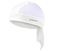 HASAGEI - Casquette bandana pour hommes et femmes - Bonnet de cyclisme - Élastique - Respirant - Anti-transpiration - Séchage rapide - Sport - Bonnet d'été, Blanc., taille unique