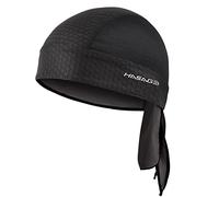 HASAGEI - Casquette bandana pour hommes et femmes - Bonnet de cyclisme - Élastique - Respirant - Anti-transpiration - Séchage rapide - Sport - Bonnet d'été, Noir , taille unique