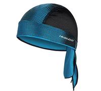 HASAGEI - Casquette bandana pour hommes et femmes - Bonnet de cyclisme - Élastique - Respirant - Anti-transpiration - Séchage rapide - Sport - Bonnet d'été, Aigue-marine, taille unique