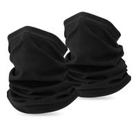 HASAGEI Écharpe tubulaire coupe-vent en polaire pour homme et femme pour la course, le ski, le jogging, le cyclisme, le snowboard, la moto, les sports de plein air, Noir et noir., 37*25cm