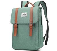 HASAGEI Sac à Dos, Sac a Dos Scolaires Multi-fonction Rétro Peut être Placé PC Portable 15,6 Pouces, Sac à Dos à Rabat pour Hommes et Femmes Adapté aux Adolescents, L'école, Travail, Voyages Loisir