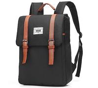 HASAGEI Sac à Dos, Sac a Dos Scolaires Multi-fonction Rétro Peut être Placé PC Portable 15,6 Pouces, Sac à Dos à Rabat pour Hommes et Femmes Adapté aux Adolescents, L'école, Travail, Voyages Loisir