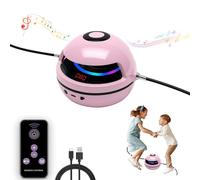 HASAIKA® Machine à Sauter Intelligente, Électronique Corde a Sauter Enfant, Réglage de la vitesse à 10 vitesses, affichage LED, convient aux enfants et aux adultes (Rose)