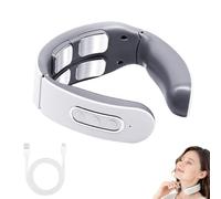 HASAIKA® Masseur Cervical, Massage de cou Electrique Intelligent, Neuf niveaux d'intensité, des impulsions électriques pour soulager l'inconfort, Pour la maison, le bureau ou les voyages