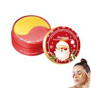 HASAIKA® Patch Yeux Anti Cernes, Masque Yeux Anti-âge, Hydrate en profondeur, réduit les poches et les ridules autour des yeux, Le cadeau de Noël idéal, 60 pièces