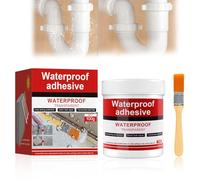 HASAIKA® Scellant Isolant Étanche, Adhésif d’étanchéité Super Puissant, Waterproof Anti Leakage Agent,pour Salle de bain, Toilettes, Carrelage, Murs, Toit (100 g)