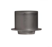 Hasaller 13 trous pour brasser le café à la main pour une distribution uniforme de l'eau et un débit stable en plastique pour la maison, la cuisine, le camping et les voyages Uniforme Satu