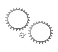 Hasaller 2 pièces Roues à Pointes pneus de Traction amélioration en Acier Inoxydable pour Robot Tondeuse à Gazon pour Landroid WR147E WR153E WR155E