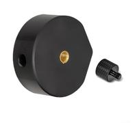 Hasaller Adaptateur de trépied en alliage d'aluminium pour base en étoile avec connecteur de support sécurisé, design léger et portable pour la photographie et la vidéographie, noir