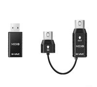 Hasaller Adaptateur USB MIDI sans Fil, connecteur Multifonction, convertisseur, synthétiseur de Clavier de Piano, Latence Ultra Faible