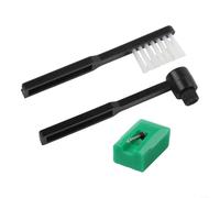 Hasaller Aiguilles de rechange pour tourne-disque Au-dio-Technica ATN95E AT93 AT3400 AT3450 avec pointe de stylet ovale Vert