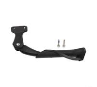 Hasaller Béquille de vélo en alliage d'aluminium pour vélo de route électrique et roues de 61 à 73,5 cm avec serrage central réglable de 30 cm à 33,5 cm, noir, 1 lot (49 côtés supports)