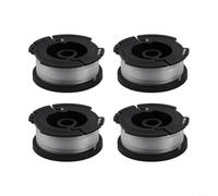 Hasaller Bobine de rechange pour débroussailleuse Black And Decker 9,14 m en nylon avec capuchon à ressort hélicoïdal, système d'alimentation automatique compatible GL280 GL230 (4 bobines de fil)
