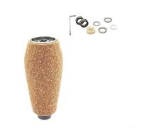 Hasaller Bouton de moulinet de pêche en caoutchouc et liège pour Daiwa DRT MK1 Série Tatula EVA + construction en métal 50,8 x 23,3 mm 8,9 g Six couleurs Op(1 ensemble gris)