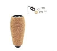 Hasaller Bouton de moulinet de pêche en caoutchouc et liège pour Daiwa DRT MK1 Série Tatula EVA + construction en métal 50,8 x 23,3 mm 8,9 g Six couleurs Op(1 ensemble noir)