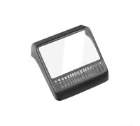 Hasaller Cache grille d'aération arrière pour Tesla Model Y et Model 3 + Film de protection d'écran en verre trempé ABS Noir