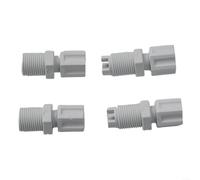 Hasaller Clapet anti-retour de chlorinateur compatible avec hayward CL220BR Brome Feeder Compression Nut Inlet Fitting Kit