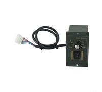 Hasaller Contrôleur de vitesse du moteur 400 W AC220 V US-52 Régulateur de vitesse réglable pour moteurs monophasés AC 50 Hz 60 Hz 90-1400 tr/min Boîtier en métal et plastique pour l'industrie (120 W)