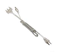 Hasaller Cordon de corps de clôture pour noyau en cuivre à faible résistance - Gaine flexible en PVC - Câble de 1,8 m pour entraînement et compétition - Rose transparent