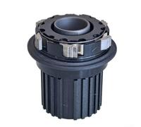 Hasaller Corps de moyeu libre de vélo à 6 griffes pour cassette MicroSpline 12 vitesses compatible avec les moyeux d'essieu traversant de 15 mm fabriqué en alliage d'aluminium 7075 noir 45,6 x 45 mm