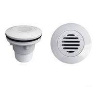 Hasaller Couvercle de piscine en ABS avec ventouse pour système d'aspirateur, accessoire de protection de canalisation, blanc