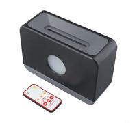 Hasaller Diffuseur d'arômes de flamme avec télécommande - Humidificateur de grande capacité - 280 ml - Silencieux - 40 dB - Pour chambre à coucher, salon, bureau, décoration d'intérieur - Noir