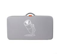 Hasaller Étui de voyage rigide pour XGIMI MoGo 4 (2025) avec intérieur de protection en EVA et extérieur en polyuréthane dans un étui de transport léger gris élégant pour projecteur et accessoires