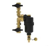 Hasaller Filtre magnétique pour chaudière - Systèmes de chauffage au sol et équipement CVC - Filtre de chauffage d'eau avec maille en acier inoxydable pour la séparation des boues, l'élimination des