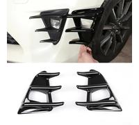 Hasaller Garniture de lunette de phare antibrouillard avant noire pour Toyota 86 FT86 GT86 ZN6 2016-2020 en plastique brillant pour grille de lampe de pare-chocs