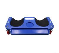 Hasaller Genouillères roulantes pour siège d'atelier - Protection des genoux à roulettes - Pour réparation automobile - Cadre en polyéthylène - Coussin de protection avec roue pivotante (bleu)