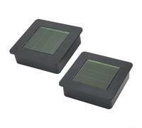 Hasaller Haut de Remplacement de lumière LED Bricolage avec Batterie Rechargeable pour Accessoire de Lampes de Lanterne extérieure décorative-4 pièces (2 pièces)
