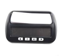 Hasaller Horloge numérique d'échecs - Minuteur de tournoi - Compte à rebours - Chronomètre numérique - Compte à rebours numérique pour jeux de société - Chronomètre - Double contrôle de l'heure - Noir