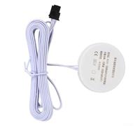 Hasaller Interrupteur mural avec capteur tactile sensible derrière les panneaux de meubles - Interrupteur de contrôle tactile caché - Miroir en verre pour lumières LED 12 V - Décoration d'intérieur -