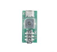 Hasaller K4 CW Porte-clés d'entraînement avec prise jack 3,5 mm et alimentation de type C pour entraînement radio en Morse Code HAM avec son et rythme lumineux LED vert