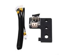 Hasaller Kit de câble d'interrupteur de fin de course Z pour imprimante 3D avec boîtier en plastique fiable et composants électroniques pour maintenir un positionnement précis en couleur noire 13 x 10
