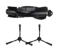 Hasaller Kit de pièces de rechange pour aspirateur robot Tapo RV30 Max Plus RV30 Max RVV20 Max Plus RV20 Max avec brosse à rouleau et 2 brosses latérales pour un nettoyage efficace du sol sur bois dur