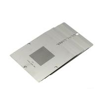 Hasaller Kit de pochoirs 10 pièces 90 x 90 mm et 80 x 80 mm en maille d'acier pour grille à billes à souder avec trous de 0,3 mm à 0,76 mm pour réparation de téléphone portable GPU (90 x 90)