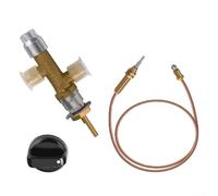 Hasaller Kit de sécurité de chauffage pièce de rechange avec thermocouple et interrupteur de décharge pour chauffe-feu pour réguler le débit de gaz et améliorer la sécurité opérationnelle à la maison