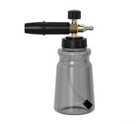 Hasaller Lance à mousse de lavage de voiture pour nettoyage automobile avec flacon de mousse de 1 L réglable et contrôle de la concentration, noir