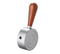 Hasaller Levier d'interrupteur à levier d'eau chaude pour machines à expresso Breville 8 9 Series avec construction en aluminium et bois, finition polie, prise en main confortable et contrôle amélioré