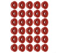 Hasaller Lot de 10 ou 30 bagues d'étanchéité pour machine à café Krups - Joint torique en silicone - Joint d'étanchéité pour groupe de brassage - Prévention des fuites - 1,25 cm (30 pièces)