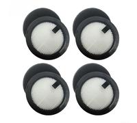 Hasaller Lot de 2 ou 4 filtres HEPA de rechange pour aspirateur sans fil SMOTURE VAC01 VAC02 VC70 et pour aspirateur sans fil ozeeco EC01, lavables, qualité H13, filtration à 99,97 % d'efficacité avec