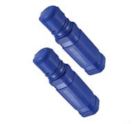 Hasaller Lot de 2 tubes de rangement étanches en ABS pour électrodes de 4,5 kg jusqu'à 35,6 cm de long, pour atelier, garage, usine, bleu